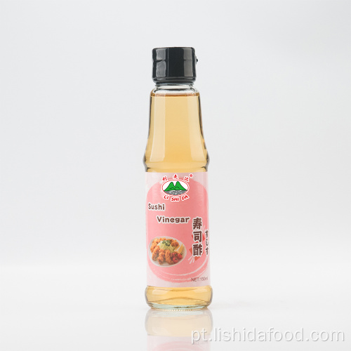 Garrafa de vidro de 150 ml de vinagre de sushi